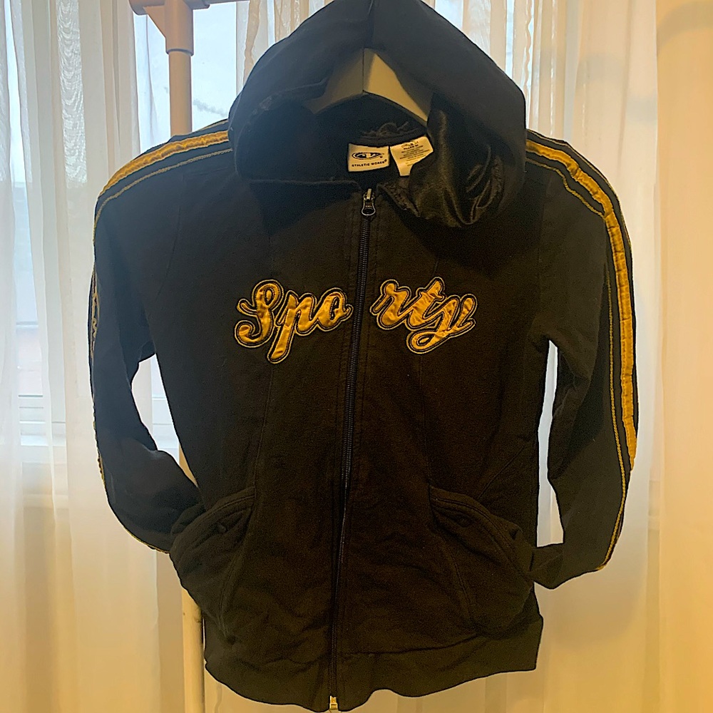 Women’s gold/black hoodie